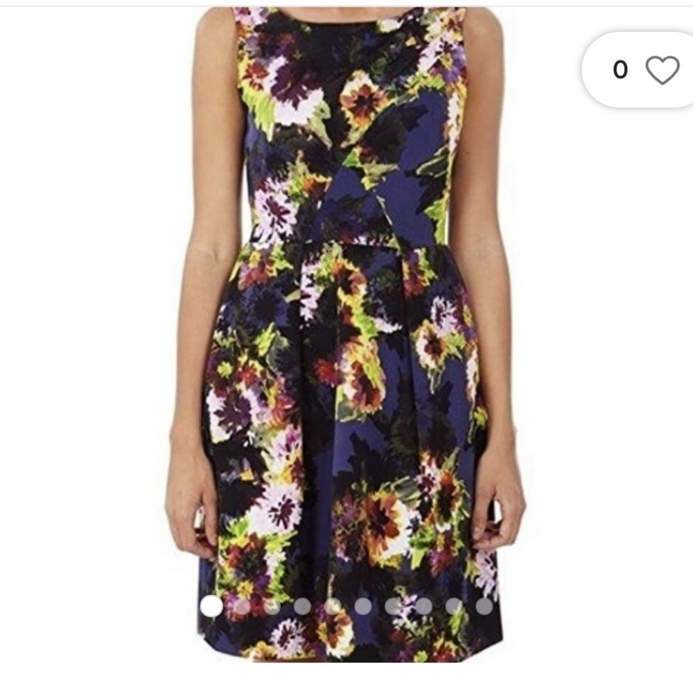 Cenia NY Women's Printed Fit and Flare Dress